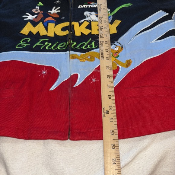 2006 JH Design Disney Daytona 500 Jacket Mickey Racing Jeff Hamilton Youth 2XL - Picture 11 of 16